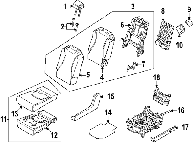89291R0231OFB - : Track Cover for Kia Image