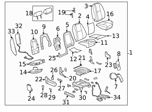 Air Bag Components for 2011 Chevrolet Silverado 3500 HD #3