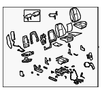 22741285 - Body: Seat Assembly for Chevrolet: Silverado 2500 HD, Silverado 3500 HD | GMC: Sierra 2500 HD, Sierra 3500 HD Image