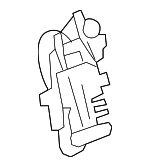 20803067 - Body: Lumbar Support for Chevrolet: Silverado 1500, Silverado 2500 HD, Silverado 3500 HD | GMC: Sierra 1500, Sierra 2500 HD, Sierra 3500 HD Image