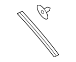5G0864759B - Body: Hood Seal for Volkswagen Image