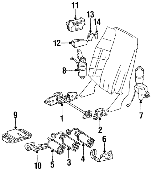Tracks & Components for 1992 Mercedes-Benz 300 TE #0