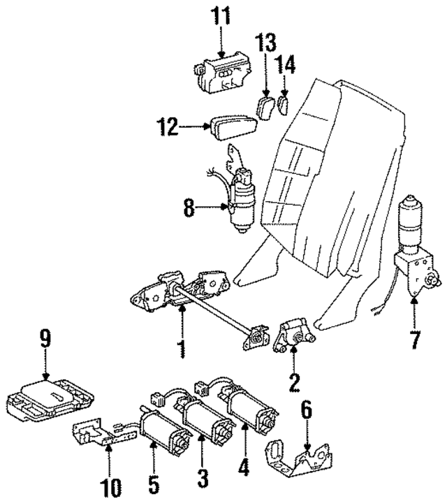 1248202207 - Body: Gear for Mercedes-Benz Image