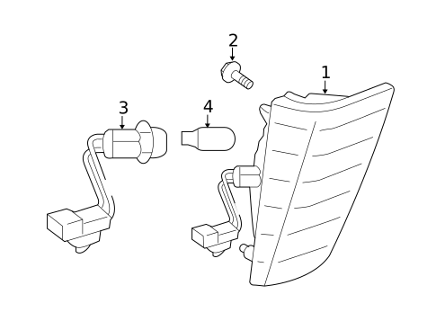 Backup Lamps for 2018 Lexus LX570 #0