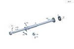 2234101103 - : Propeller Shaft for Mercedes-Benz Image