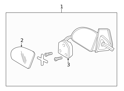 Outside Mirrors for 2000 Pontiac Montana #0