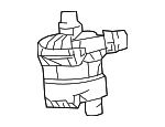 5003101 - Belts &amp; Cooling: Engine Auxiliary Water Pump for Mercedes-Benz Image