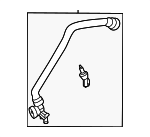 907501090064 - Cooling System: Hose Assembly for Mercedes-Benz Image