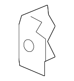 538210E020 - Body: Fender Mtg Bkt for Lexus: ES300h, ES350, RX350, RX350L, RX450h, RX450hL Image