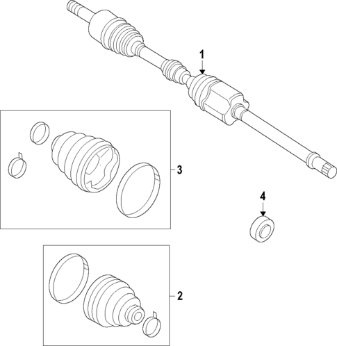Axle Shafts & Joints for 2025 Nissan Pathfinder #0