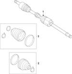 391006SA0A - Front Drive Axle: Axle Assembly for Nissan Image