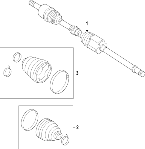 Axle Shafts & Joints for 2025 Nissan Pathfinder #0