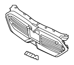 51135A35BB9 - : Upper Grille for BMW: X2 Image