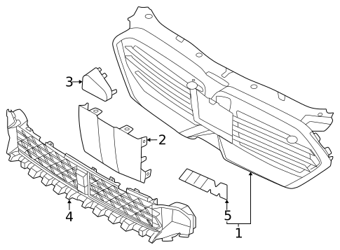 Grille & Components for 2026 BMW X2 #0
