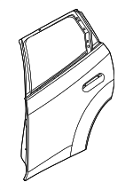 41525A6A241 - : Door Shell for BMW: X3 Image