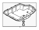 FZC12151XA - Automatic Transaxle: Transmission Oil Pan for Mazda Image