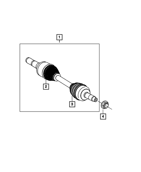 Front Axle Drive Shafts for 2012 Jeep Liberty #0