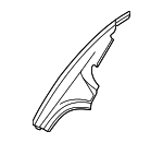 9J1863041COK1 - : Fender Ledge Cover for Porsche: Taycan Image