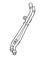 4N0121524E - : Drive Motor Battery Pack Coolant Hose for Audi: A8 Quattro Image