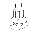 6786752020 - Body: Door Weather-strip Retainer Clip for Toyota Image