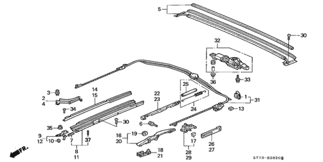 Roof Motor for 1995 Acura Integra #0