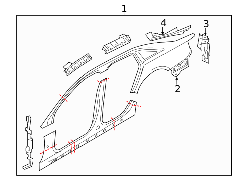 Uniside for 2015 Audi A6 Quattro #0