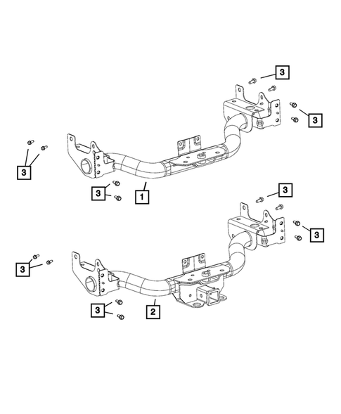 Trailer Tow and Tow Hooks for 2010 Dodge Ram 1500 #0