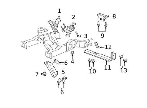 Engine & Trans Mounting for 2016 Ford E-350 Super Duty #0