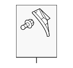 74450TL4G00 - Body: Pillar Molding for Acura Image