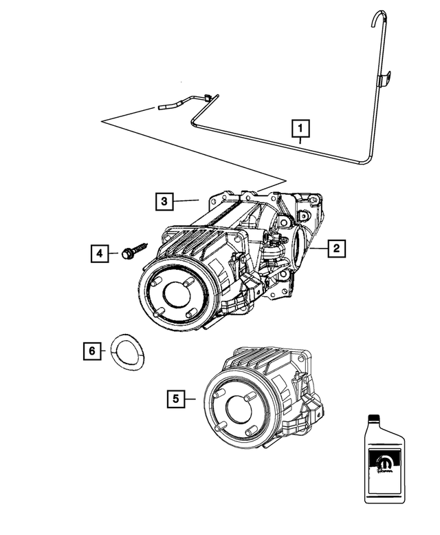 5273394AC - Four Wheel Drive; Differential and Drive Line: Axle Vent for Mopar Image image