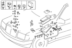 2015452100 - Electrical Equipment and Instruments: Marking Strip for Mercedes-Benz Image