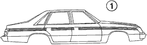 Stripe Tape for 1985 Mercury Marquis #0