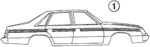 E34Y5420000AS - Body: Stripe Tape for Mercury: Marquis Image