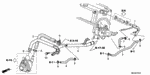 17137RAAA01 - Engine: PIPE, BREATHER for Acura Image