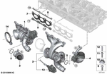 11658469098 - Engine: Turbocharger with Exhaust Manifold for BMW Image