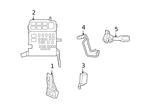 Cruise Control System for 2008 Lexus RX400h #0