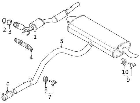 Mufflers for 2025 Volkswagen Tiguan #0