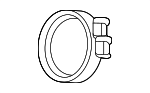 3Q0253725A - Exhaust: Converter &amp; Pipe Clamp for Volkswagen Image