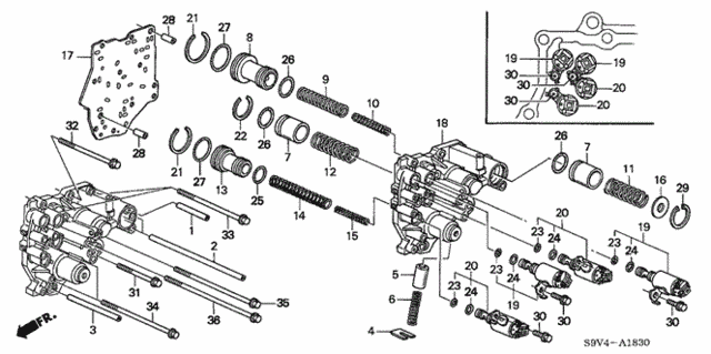 AT Accumulator Body ('06-) for 2007 Honda Pilot #0
