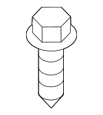 252351D016 - Cooling System: Upper Cover Screw for Kia: Forte, Forte Koup, Niro, Seltos, Soul Image