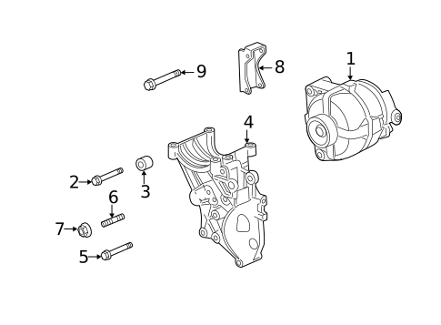 Alternator for 2025 Chevrolet Express 4500 #3