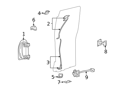 Rear Door for 2009 Mazda B4000 #0