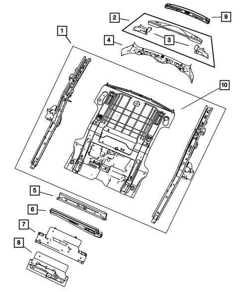 Floor Pans for 2010 Dodge Nitro #1