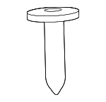68274755AA - Body: Door Trim Panel Fastener for Mopar Image