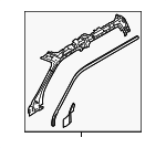 HC3Z2651187A - Body: Windshield Pillar Reinforced for Ford Image