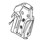 52108071745 - Body: Seat Back Pad for BMW Image