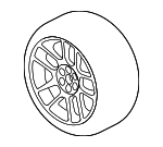 TW85SZBAA - Suspension: Wheel, Alloy for Mopar Image