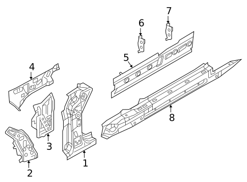 Hinge Pillar for 2019 Fiat 124 Spider #0