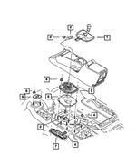 52128821AG - Manual Transmission 6 Speed: Transmission Shifter for Mopar Image