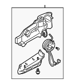 8H1858531F01C - Body: Door Mirror Housing for Audi: A4, A4 Quattro, RS4, S4 Image